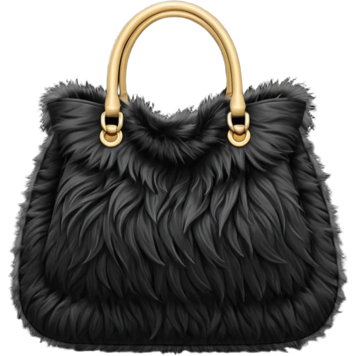 black fur bag emoji