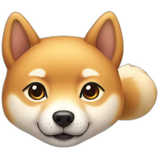 cute shiba inu emoji
