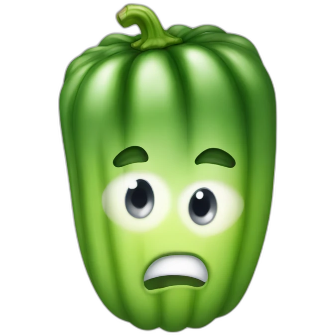 shocked cucmber emoji