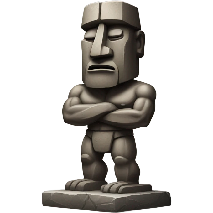 Moai hulk emoji