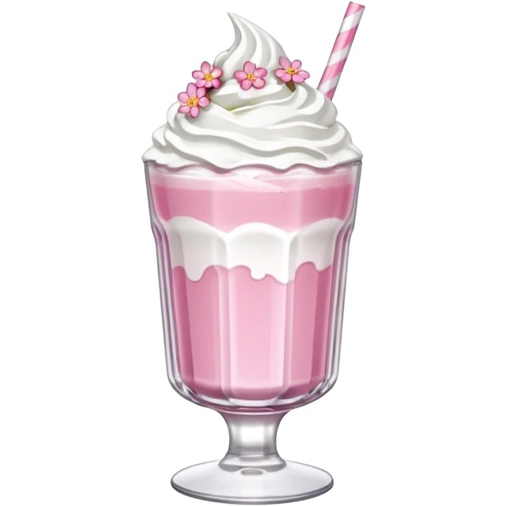 A cute Sakura drink emoji