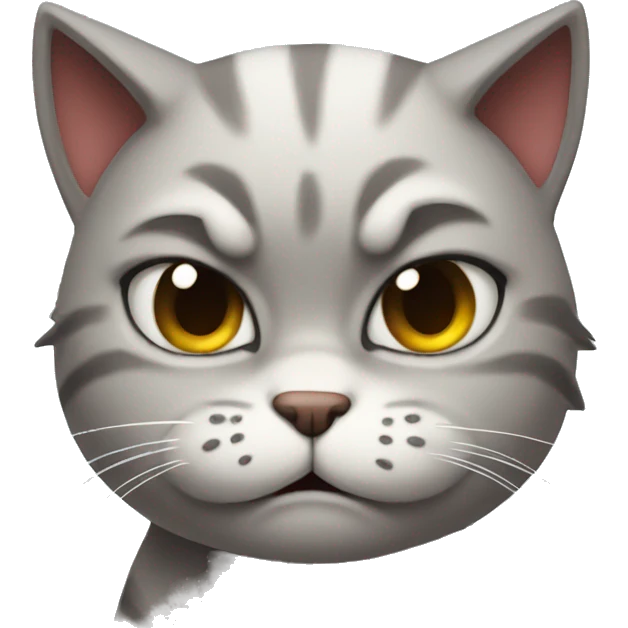 Angry kitty emoji