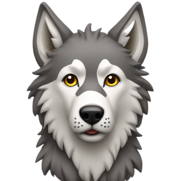 lobo con cara de oveja emoji
