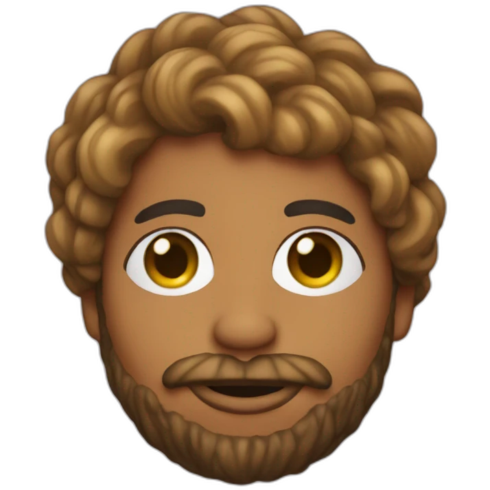 Beyoncé with a beard emoji