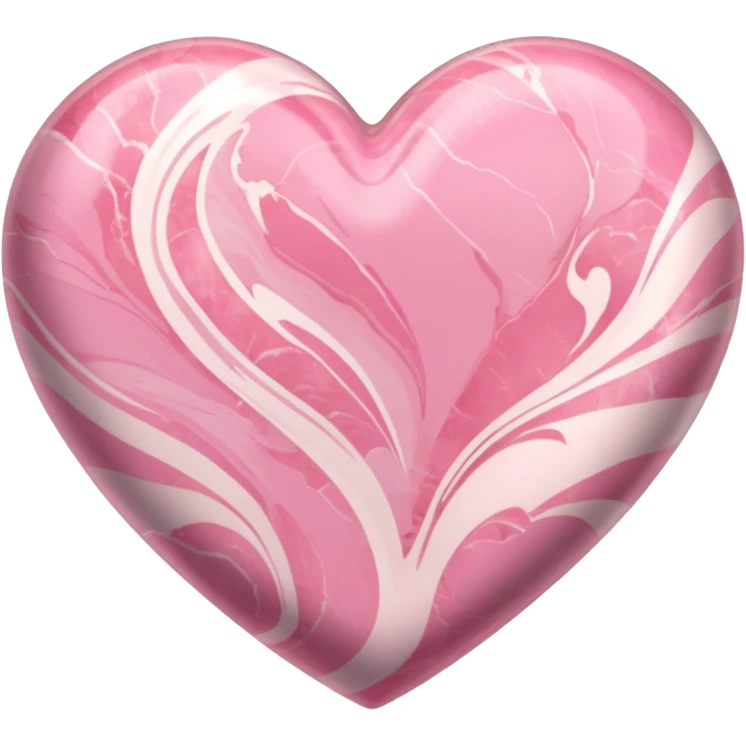 Pink Marble Heart emoji
