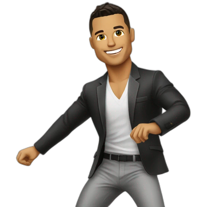 ronaldo danse salsa emoji