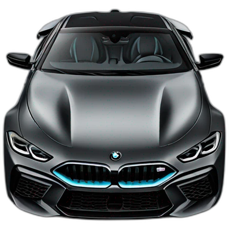 bmw m8 Competition full black emoji