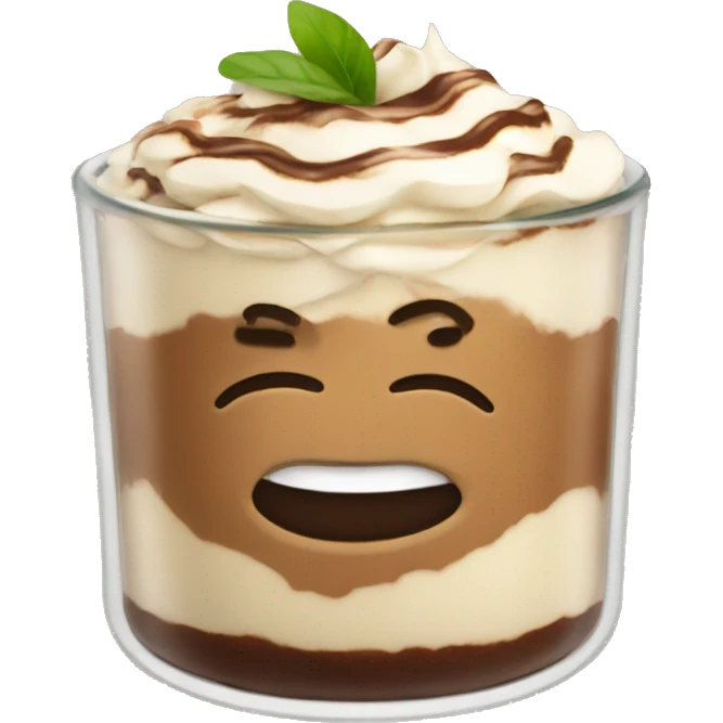 happy tiramisu emoji