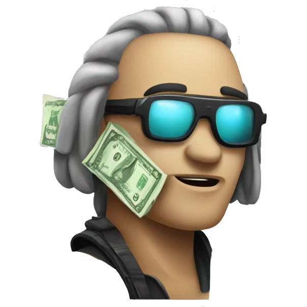 cyber punk money emoji