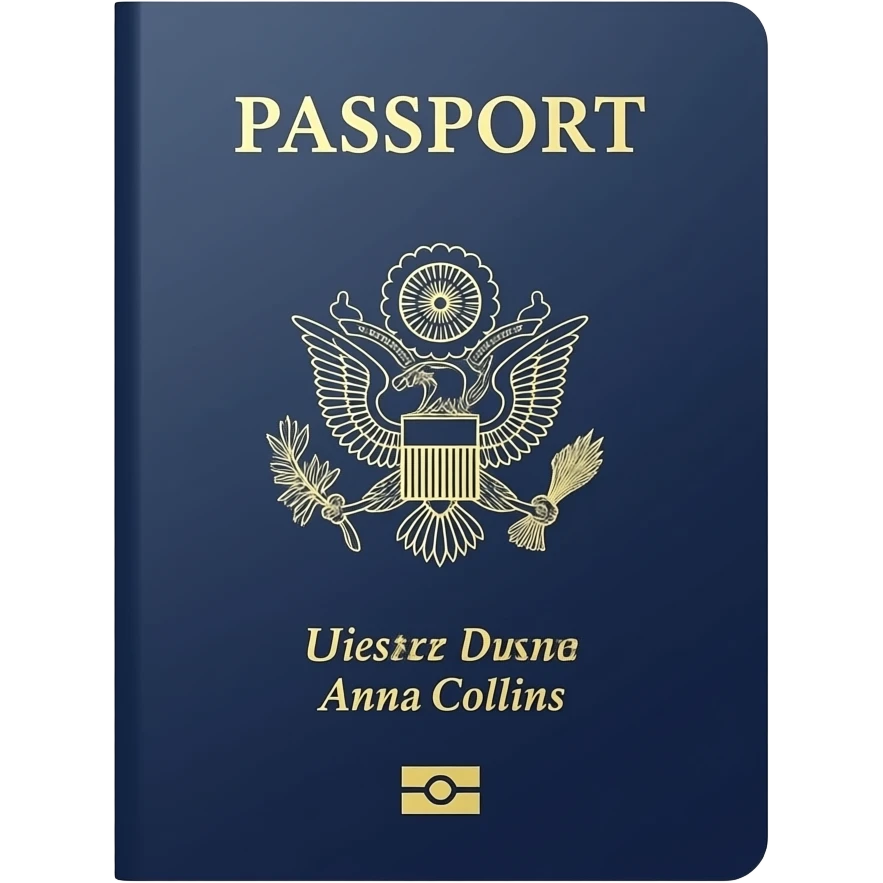 TRAVEL PASSPORT ANNA COLLINS emoji