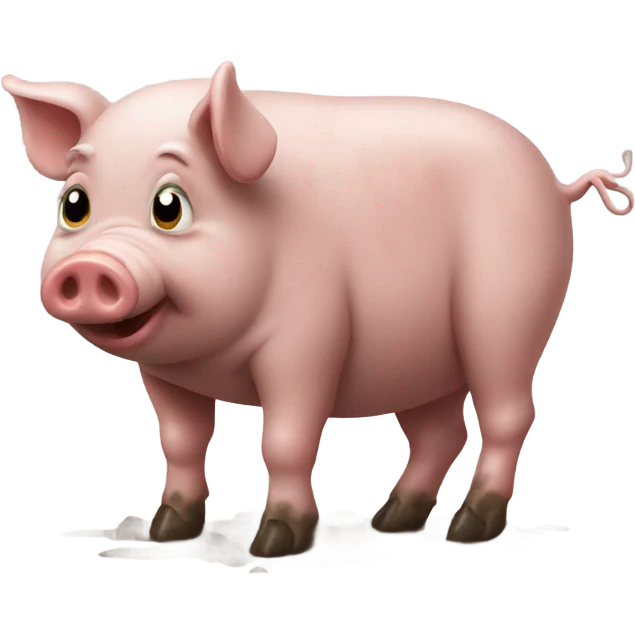 Muddy pig emoji
