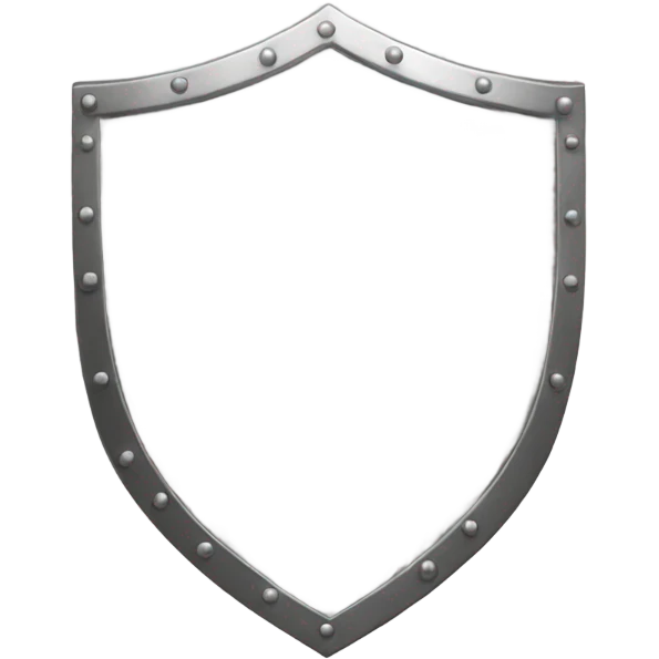 White shield emoji