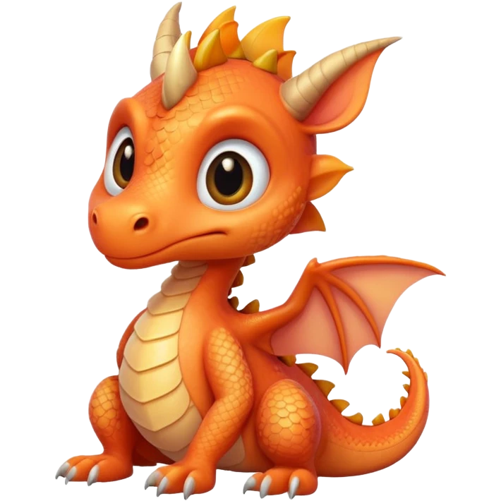 peach cute dragon emoji