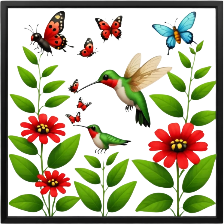🎨Donde danzan las mariposas y los colibrís y entre las 💐flores y la 🏞️naturaleza las 🐝abejas bebiendo el néctar de las flores polinizando the 🐞ladybug rojo divino entre los jardines de pintorescos y majestuosos colores emoji