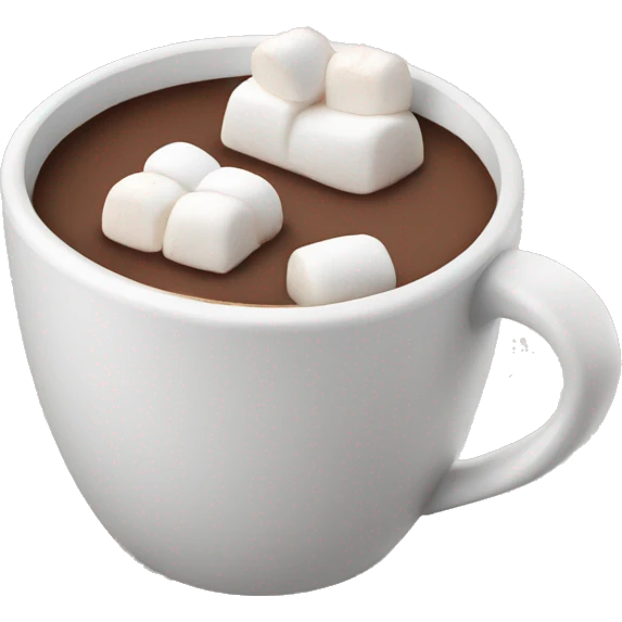 hot chocolate with marshmallows emoji