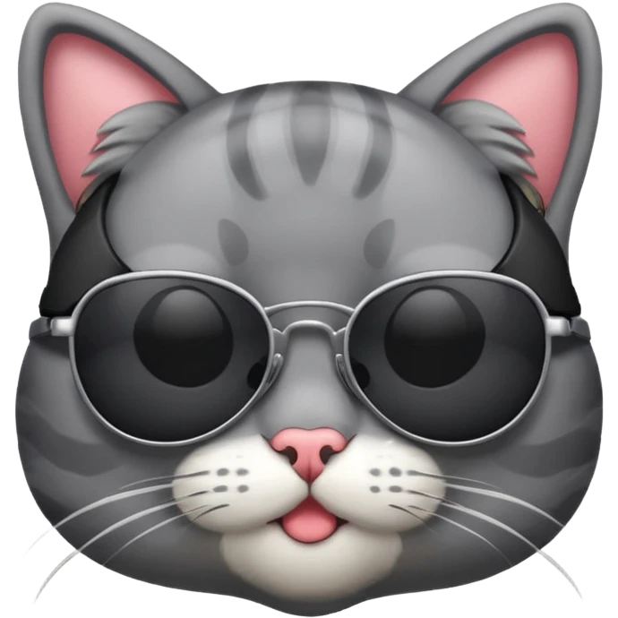 Cat wearing sunglasses emoji