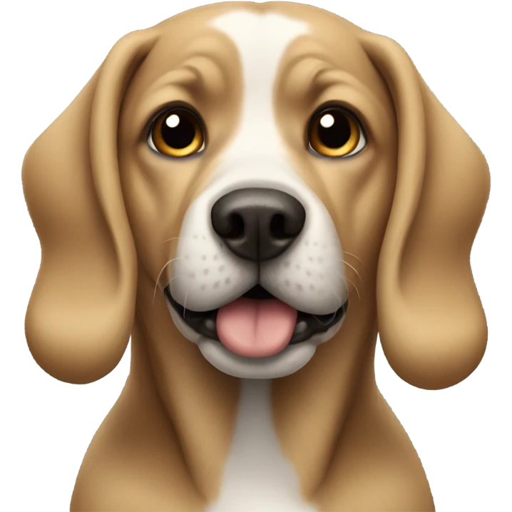 Dog sagging emoji