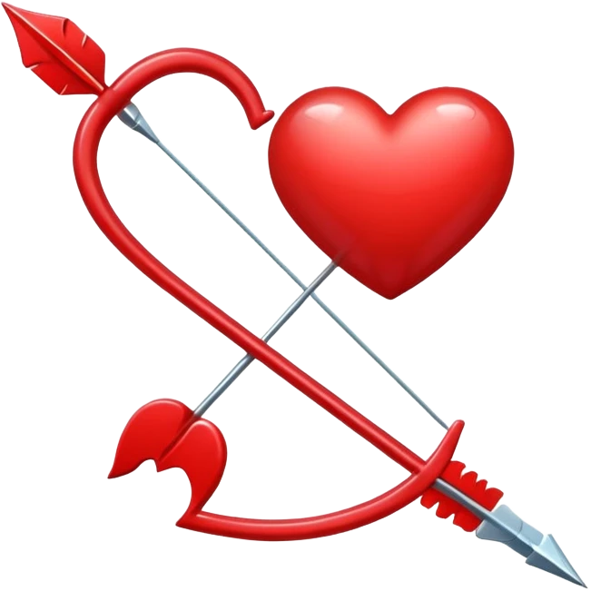 Heart with cupid's arrow emoji