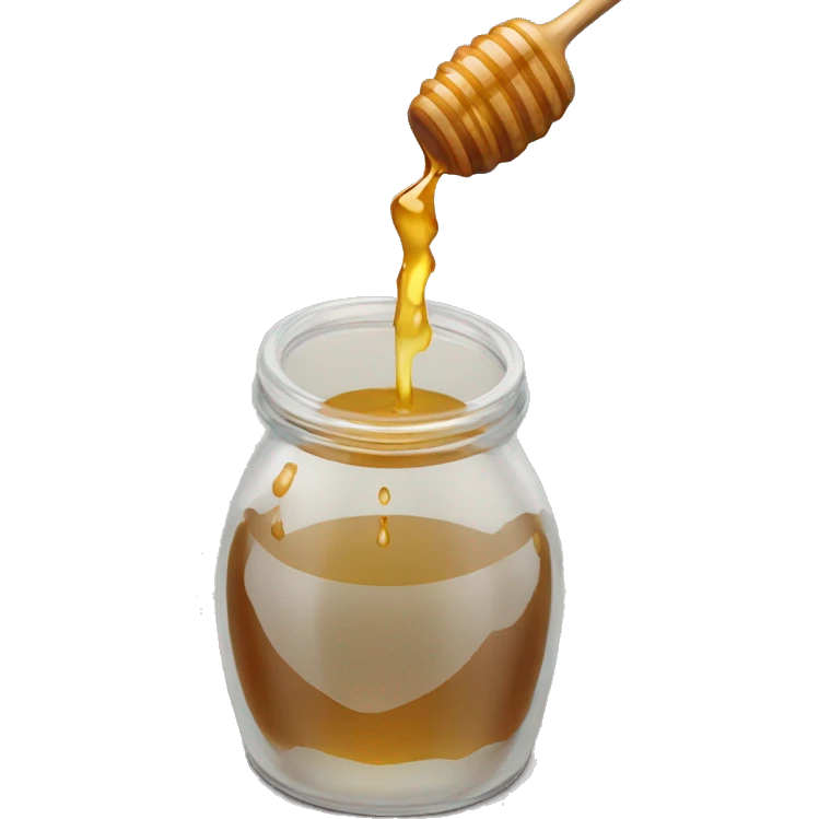 Honey dripping jar emoji
