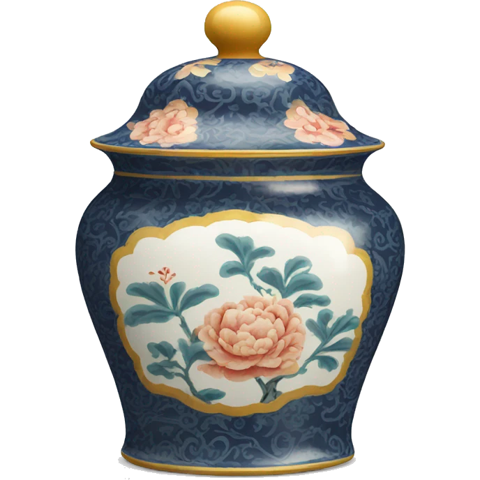 Chinoiserie vintage pot emoji