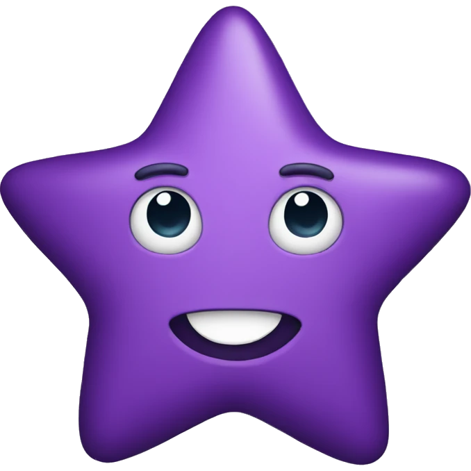 Purple star emoji