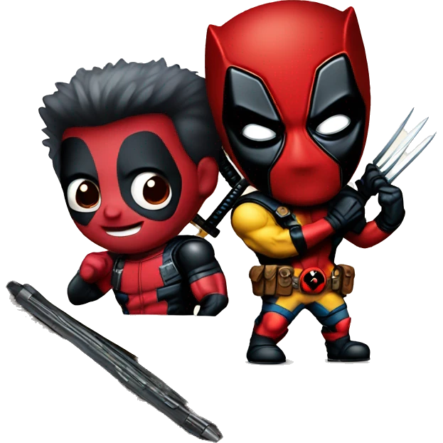 deadpool and wolverine emoji