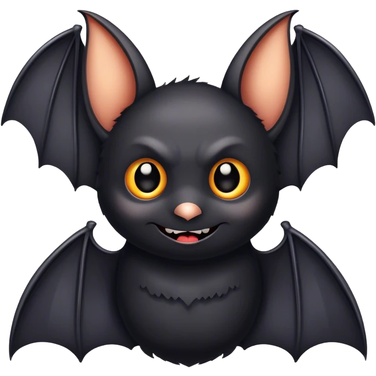 Goth bat emoji