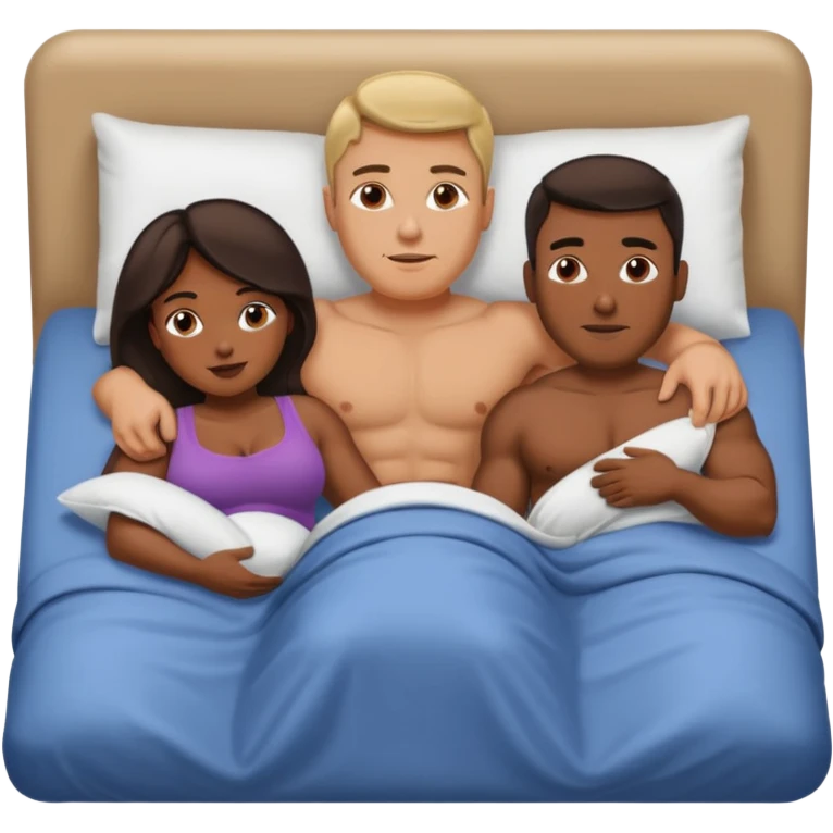 naked man with big dick fucking a big booty women in the bed emoji