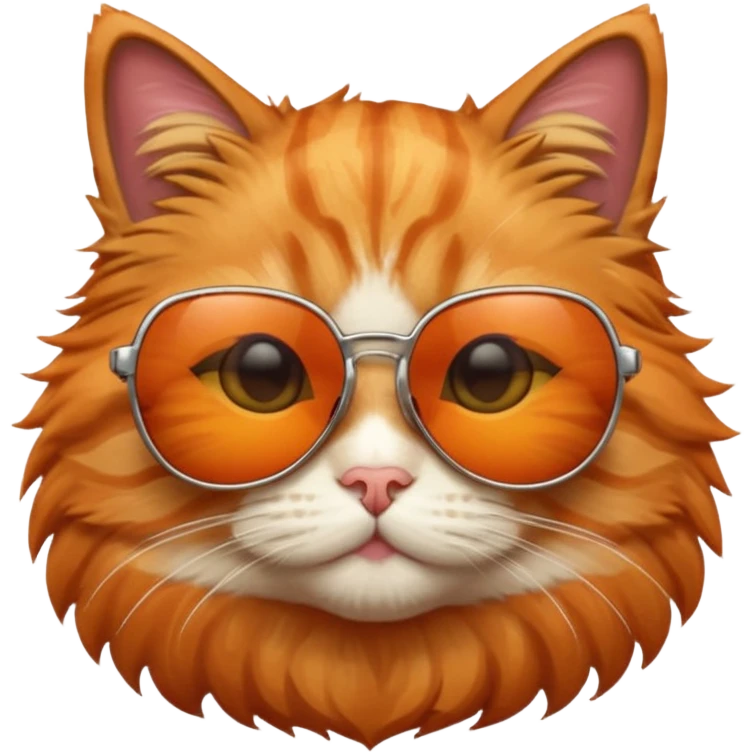 À cat with sunglasses  emoji