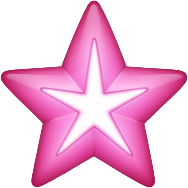 pink star emoji