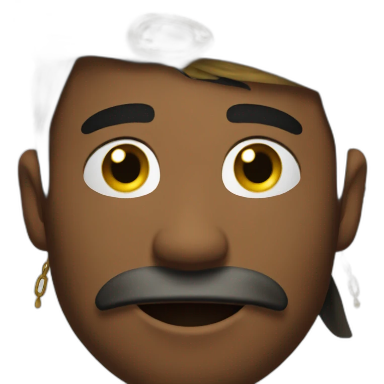 a pirate man's face with Tears of Joy emoji
