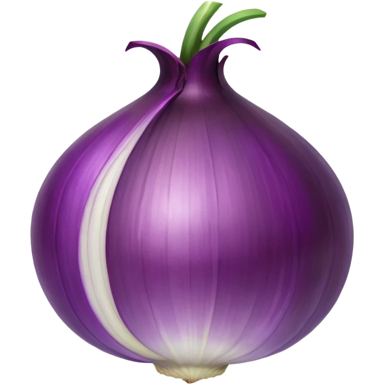  purple onion single sphere emoji