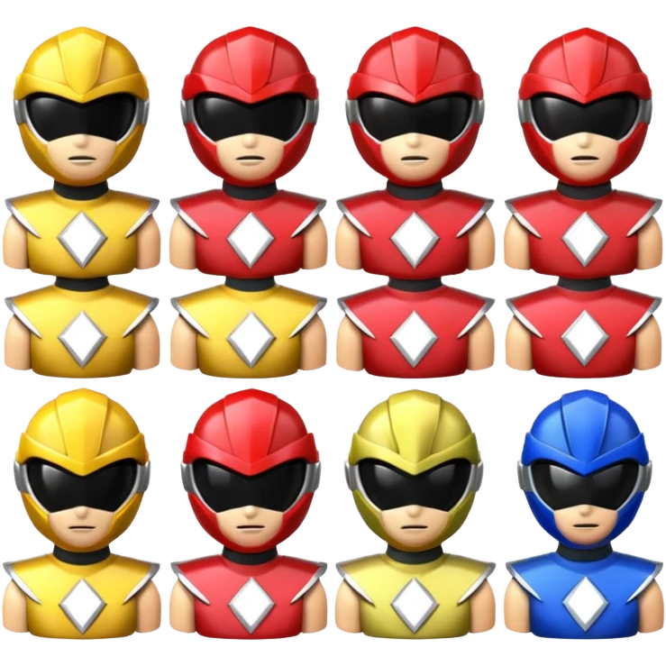 Power rangers emoji