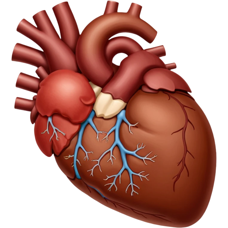 liver organ. anatomically acurate emoji
