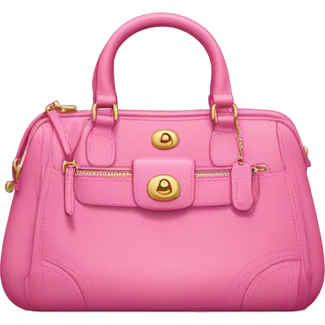 Pink coach purse  emoji