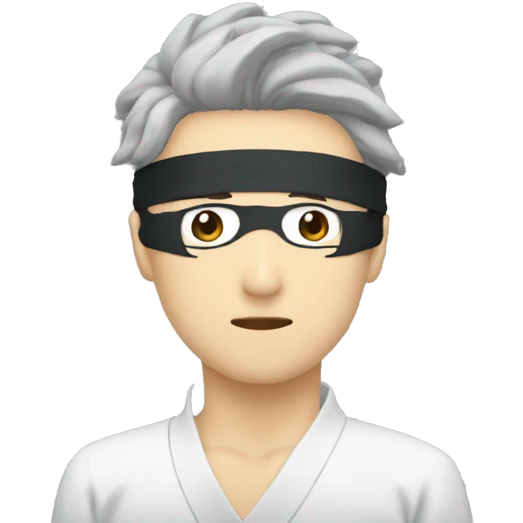 Satoru gojo blindfolded emoji