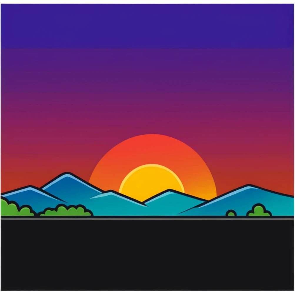 sunset setting emoji