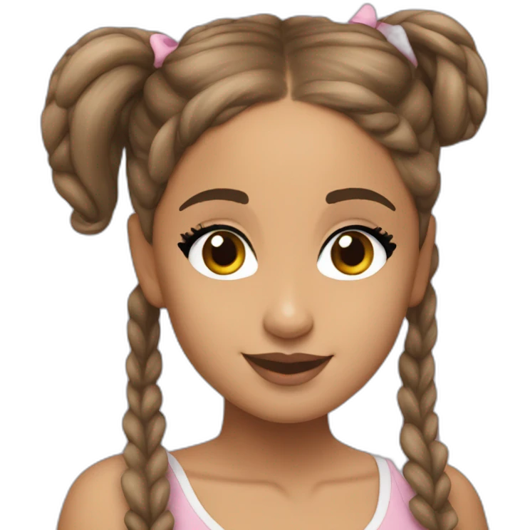 The singer ariana grande emoji