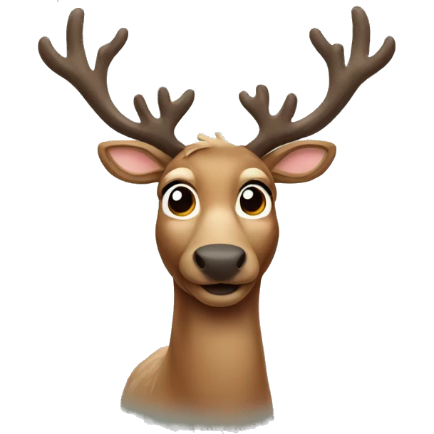 reindeer  emoji
