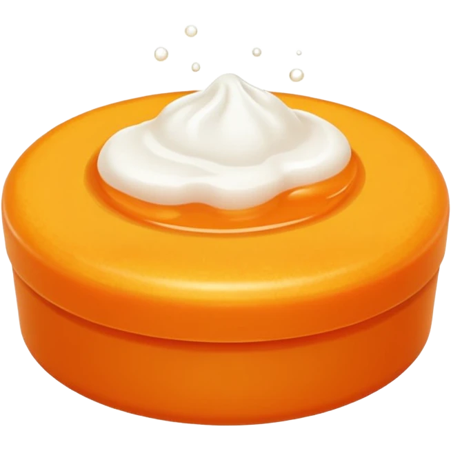 orange soap emoji