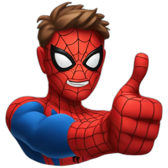 SPIDERMAN THUMBS UP emoji