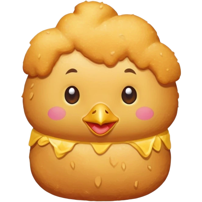 chicken nugget wearing a swimsuit emoji