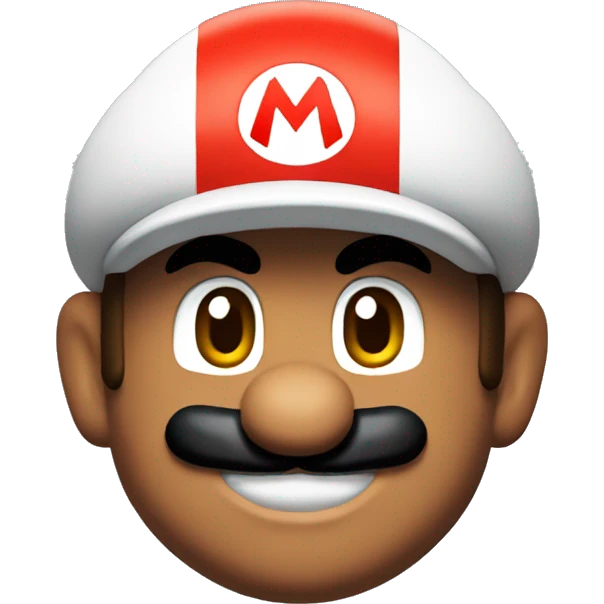 Super Mario Emoji pixelied emoji