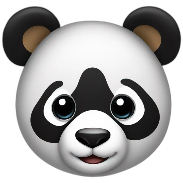 Panda sur macron emoji