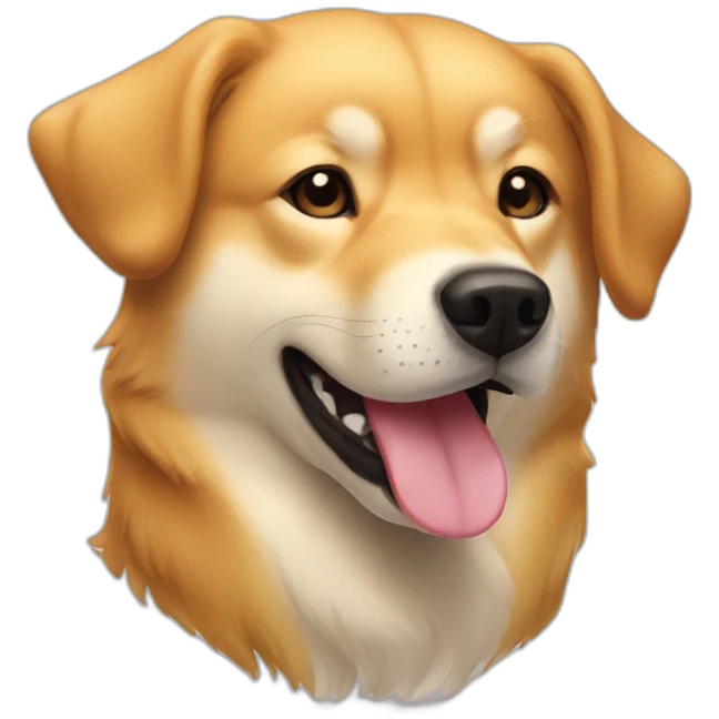 Golden retriever Shiba inu mix emoji