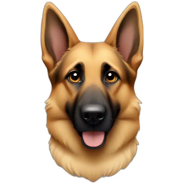 German shepherd paws together  emoji