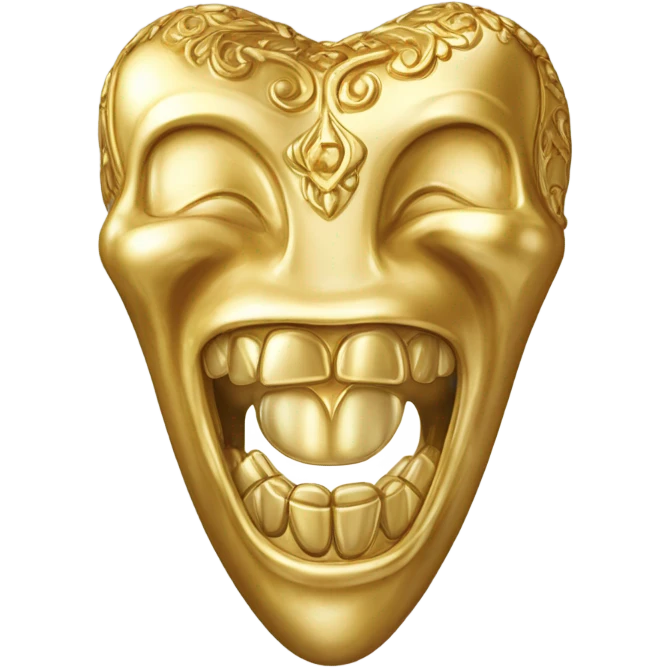 Golden tooth emoji