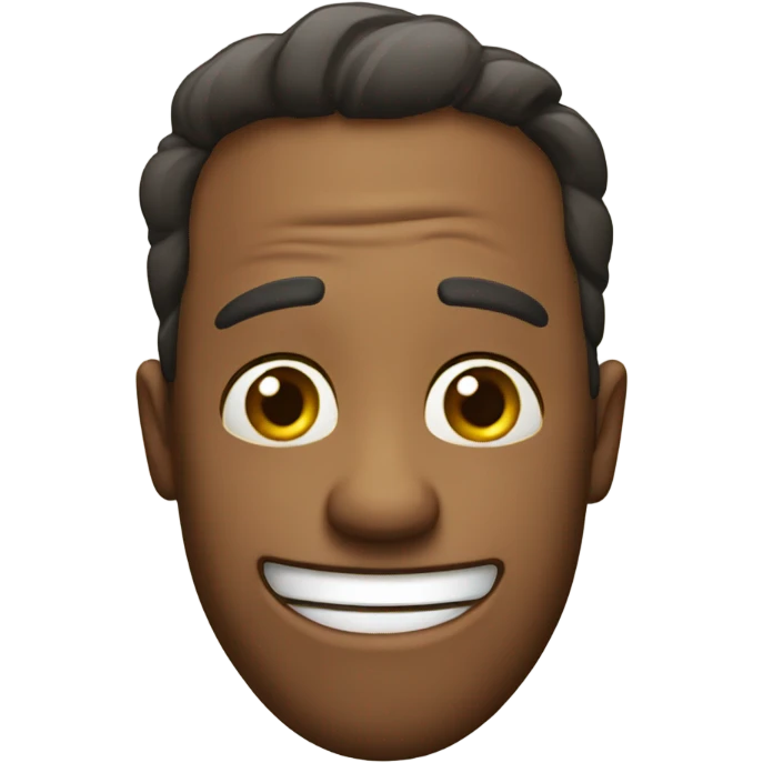 Silly fun face emoji