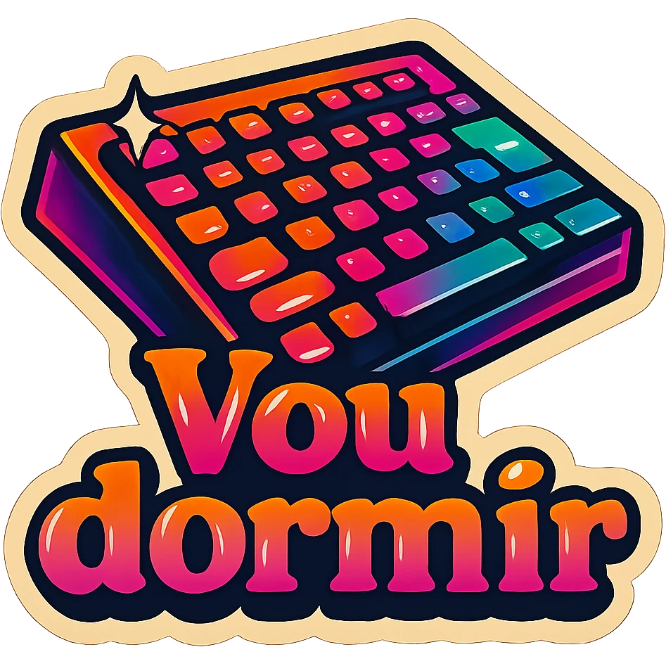 Add text "Vou dormir" emoji