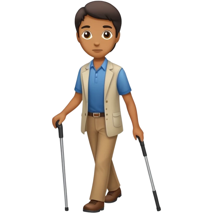 Person walking with a cane emoji